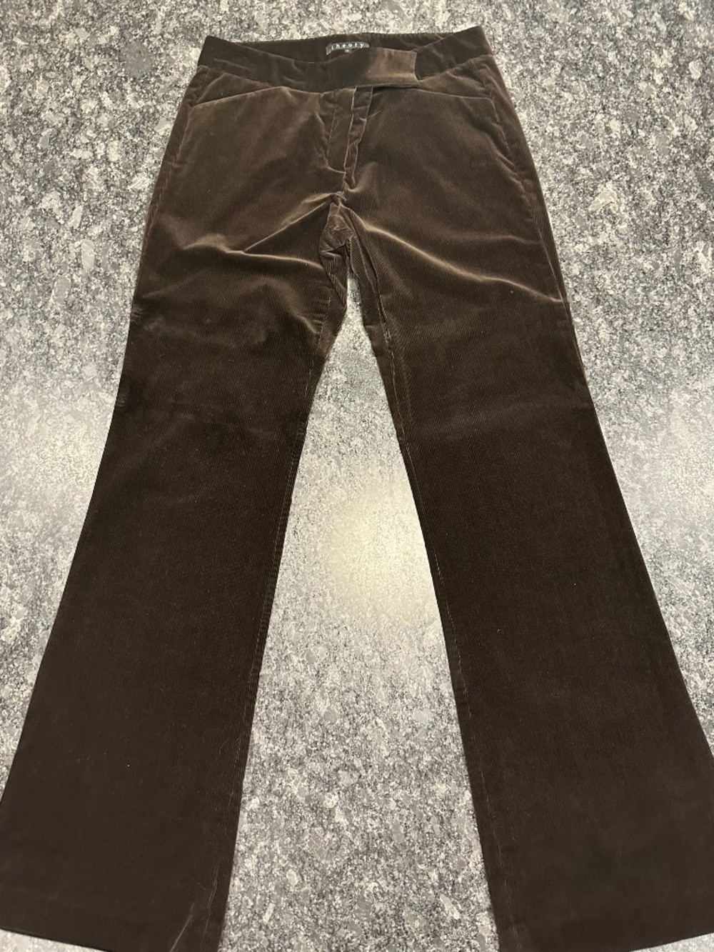 Theory Dark Brown Corduroy Pants - Women's Size 10
